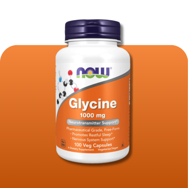 NOW Glycine 1000 mg - 100 Capsules